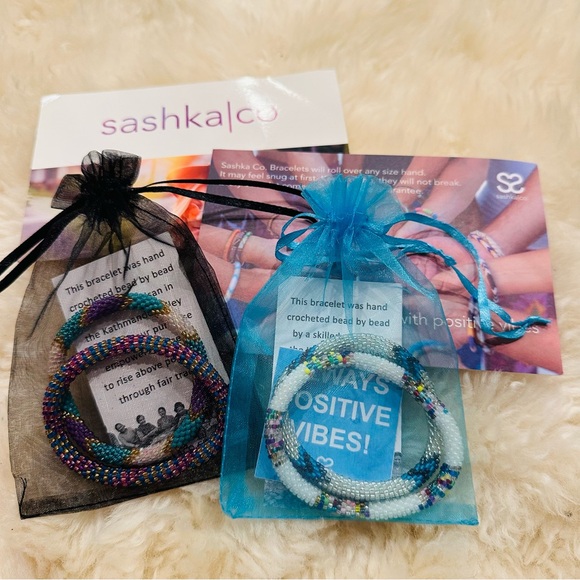 Sashka Co. Jewelry - Sashka Co. Four Beaded Bracelets Bundle